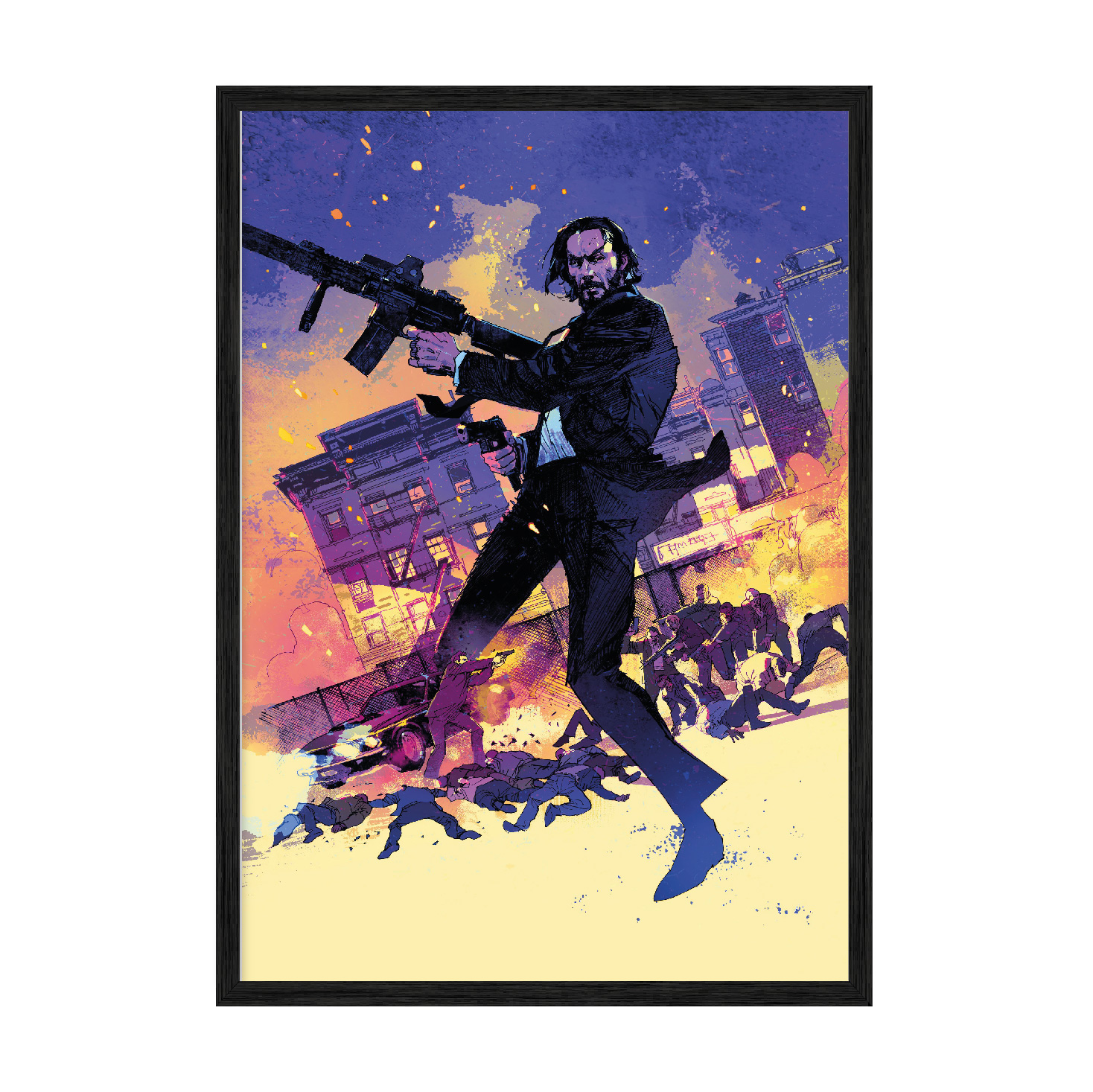 Постер в рамке MY POSTER с антибликовым стеклом 596х840 мм Black "Джон Уик Pop art."
Постер в рамке MY POSTER с антибликовым стеклом 596х840 мм Black "Джон Уик Pop art."