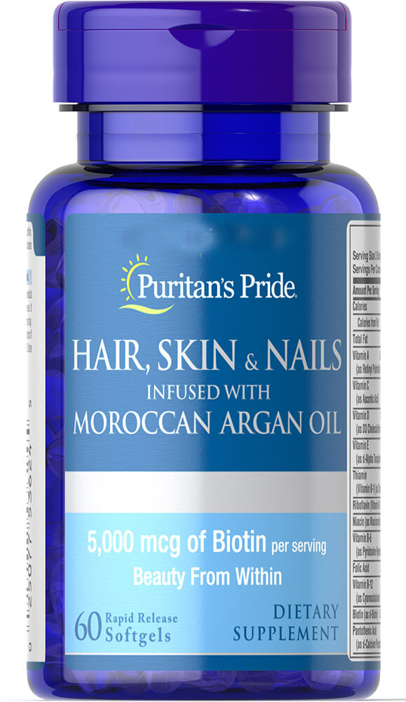 Витамины Puritan's Pride Hair, Skin & Nails infused with Moroccan Argan Oil 60 капсул (4384301577)
Витамины Puritan's Pride Hair, Skin & Nails infused with Moroccan Argan Oil 60 капсул (4384301577)