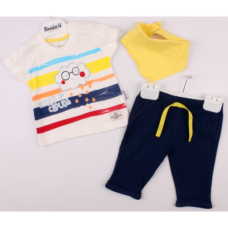 Футболка + бриджи + Слинявчик для мальчика MINIWORLD 14338 74 см т-синий (409038)
Футболка + бриджи + Слинявчик для мальчика MINIWORLD 14338 74 см т-синий (409038)