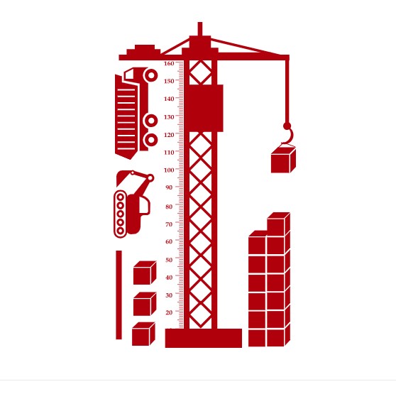 Интерьерная виниловая наклейка ростомер IdeaClock Crane 105х185 см Красный(39369-46-9)
Интерьерная виниловая наклейка ростомер IdeaClock Crane 105х185 см Красный(39369-46-9)