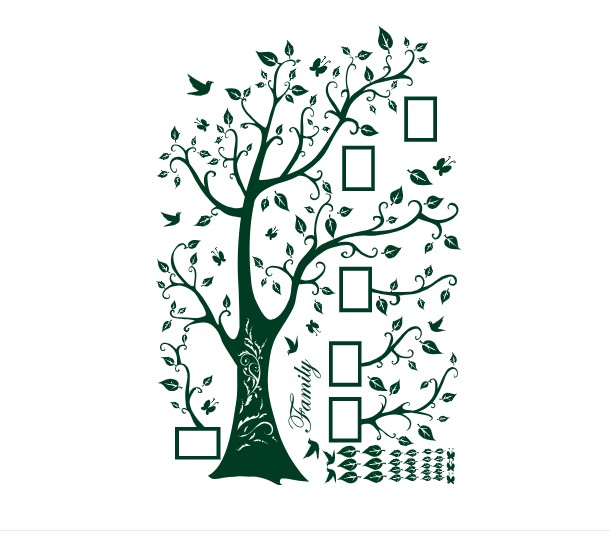 Интерьерная виниловая наклейка на стену IdeaClock Tree of happiness with frames 200х145 см Темно-зеленый(39160-46-38)
Интерьерная виниловая наклейка на стену IdeaClock Tree of happiness with frames 200х145 см Темно-зеленый(39160-46-38)