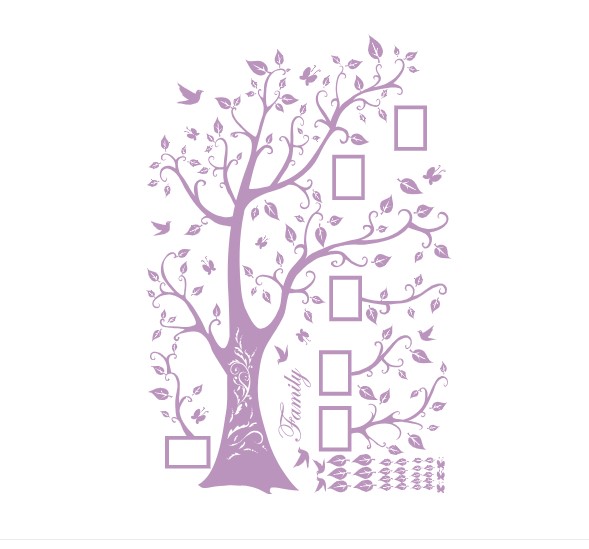 Интерьерная виниловая наклейка на стену IdeaClock Tree of happiness with frames 200х145 см Сиреневый(39160-46-18)
Интерьерная виниловая наклейка на стену IdeaClock Tree of happiness with frames 200х145 см Сиреневый(39160-46-18)
