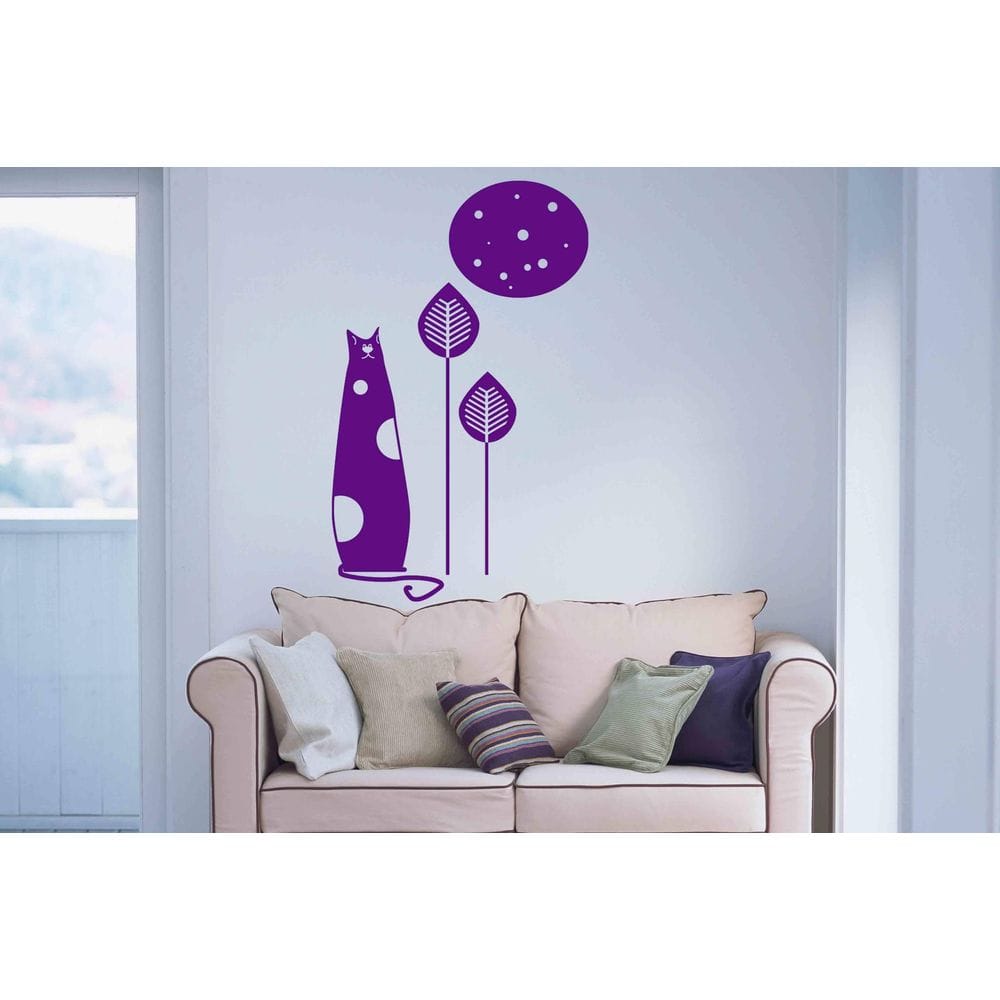 Интерьерная детская наклейка IdeaClock Cat and moon 96х160 см Фиолетовый(39285-463)
Интерьерная детская наклейка IdeaClock Cat and moon 96х160 см Фиолетовый(39285-463)