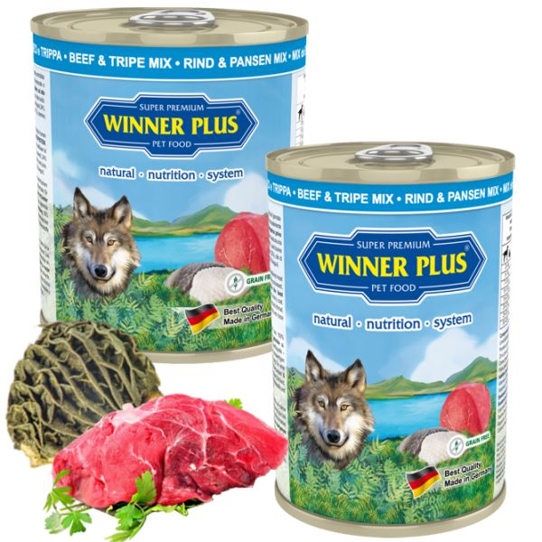 Консервы для собак с говядиной и рубцом Winner Plus SUPER PREMIUM MENU PURE (100040-2) 800г
Консервы для собак с говядиной и рубцом Winner Plus SUPER PREMIUM MENU PURE (100040-2) 800г