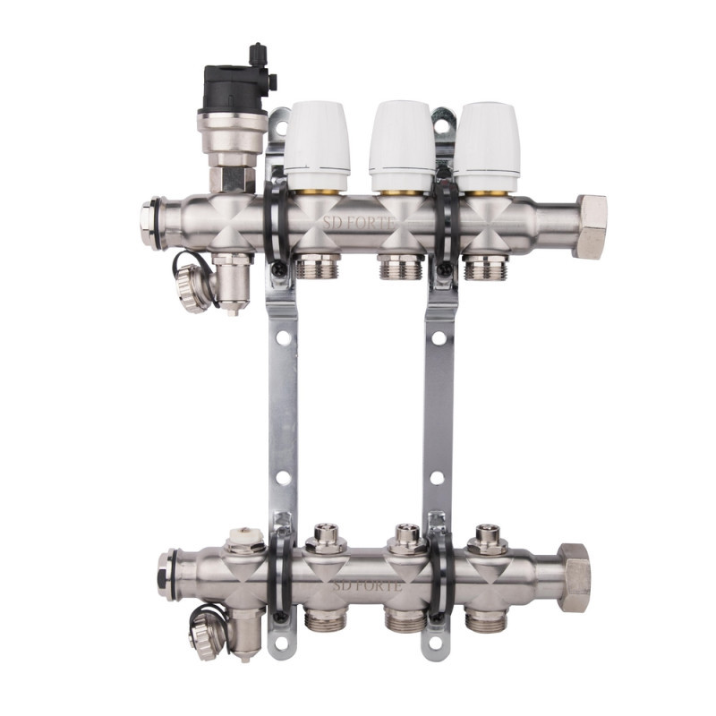 Коллектор SD Forte термо регулир. (кран сливн.-2 кран маевск.-2) 1"х 9" нерж. SFE0059 15098 (CM)
Коллектор SD Forte термо регулир. (кран сливн.-2 кран маевск.-2) 1"х 9" нерж. SFE0059 15098 (CM)