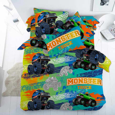 Детское постельное белье с грузовиками "Монстер Трак" CottonTwill 100х150 см Бязь Премиум (ДБР005-1)
Детское постельное белье с грузовиками "Монстер Трак" CottonTwill 100х150 см Бязь Премиум (ДБР005-1)