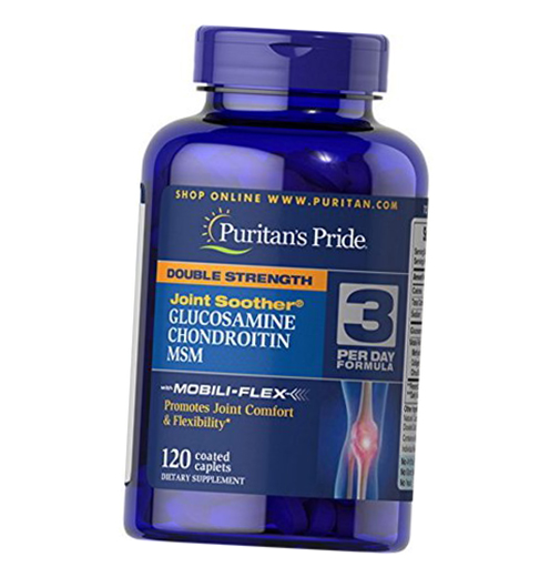 Глюкозамин Хондроитин МСМ, Double Strength Glucosamine Chondroitin and MSM, Puritan's Pride 120каплет (03367005)
Глюкозамин Хондроитин МСМ, Double Strength Glucosamine Chondroitin and MSM, Puritan's Pride 120каплет (03367005)