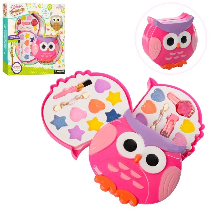 Набор детской косметики Funny Toys "Сова" 2 яруса Тени, помада, блеск, лак для девочек
Набор детской косметики Funny Toys "Сова" 2 яруса Тени, помада, блеск, лак для девочек