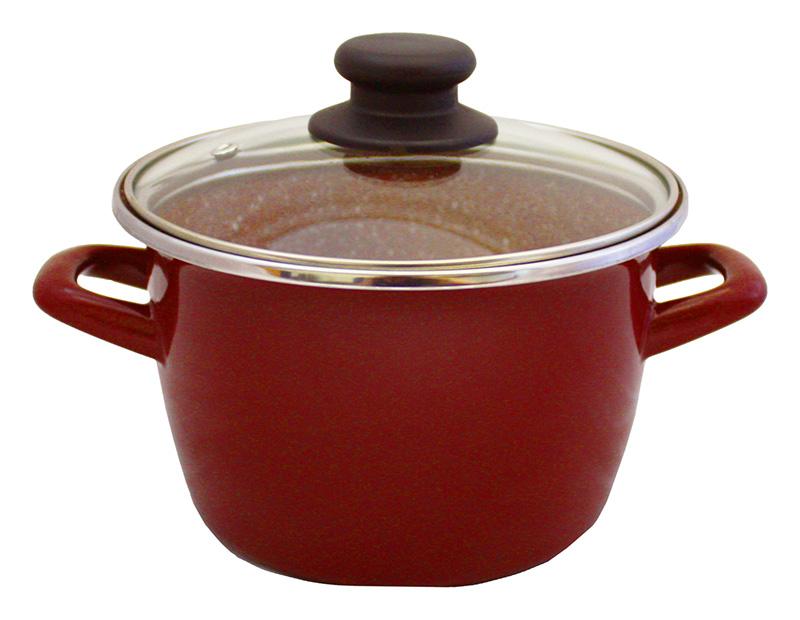 Кастрюля эмалированная Vitrinor Toscana Terracota 1.5 л Ø16 см красная индукционная со стеклянной крышкой и гранитным антипригарным покрытием (VI-1105729)
Кастрюля эмалированная Vitrinor Toscana Terracota 1.5 л Ø16 см красная индукционная со стеклянной крышкой и гранитным антипригарным покрытием (VI-1105729)
