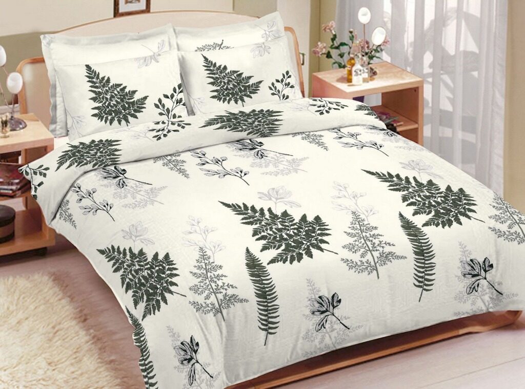 Комплект постельного белья "Папоротник" CottonTwill 220х250 см Семейный Турецкий Ранфорс (ДР054-6)
Комплект постельного белья "Папоротник" CottonTwill 220х250 см Семейный Турецкий Ранфорс (ДР054-6)