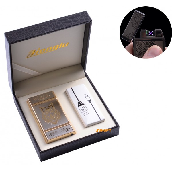 USB зажигалка в подарочной кожаной коробке "Wolf" (Электроимпульсная - две перекрещенные молнии) №4842-3
USB зажигалка в подарочной кожаной коробке "Wolf" (Электроимпульсная - две перекрещенные молнии) №4842-3