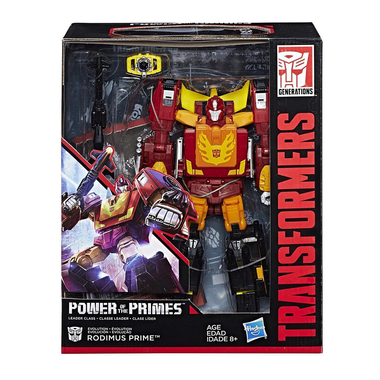 Игрушка Трансформер Hasbro 4в1 Родимус Прайм, Хот Род 23см - Rodimus, Hot Rod, Power of the Primes, Leader Class (143253)
Игрушка Трансформер Hasbro 4в1 Родимус Прайм, Хот Род 23см - Rodimus, Hot Rod, Power of the Primes, Leader Class (143253)