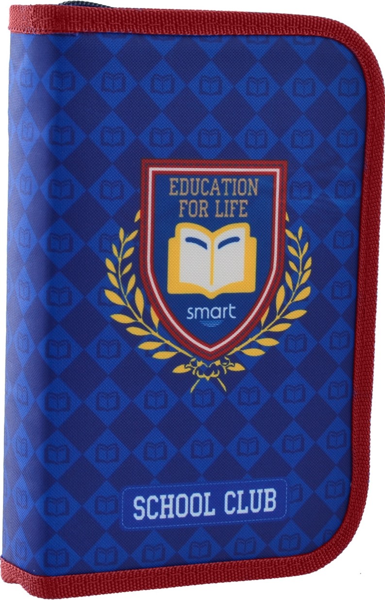 Пенал Smart School Club твердый одинарный с двумя клапанами 1 отделение Разноцветный (532093)
Пенал Smart School Club твердый одинарный с двумя клапанами 1 отделение Разноцветный (532093)