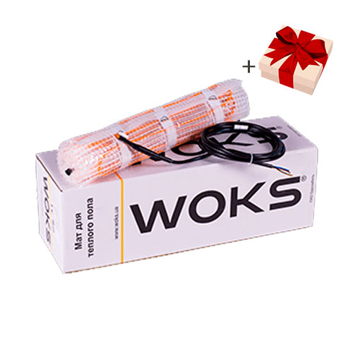 Теплый пол Woks двухжильный нагревательный мат WoksMat 160 12,0 м² + терморегулятор
Теплый пол Woks двухжильный нагревательный мат WoksMat 160 12,0 м² + терморегулятор