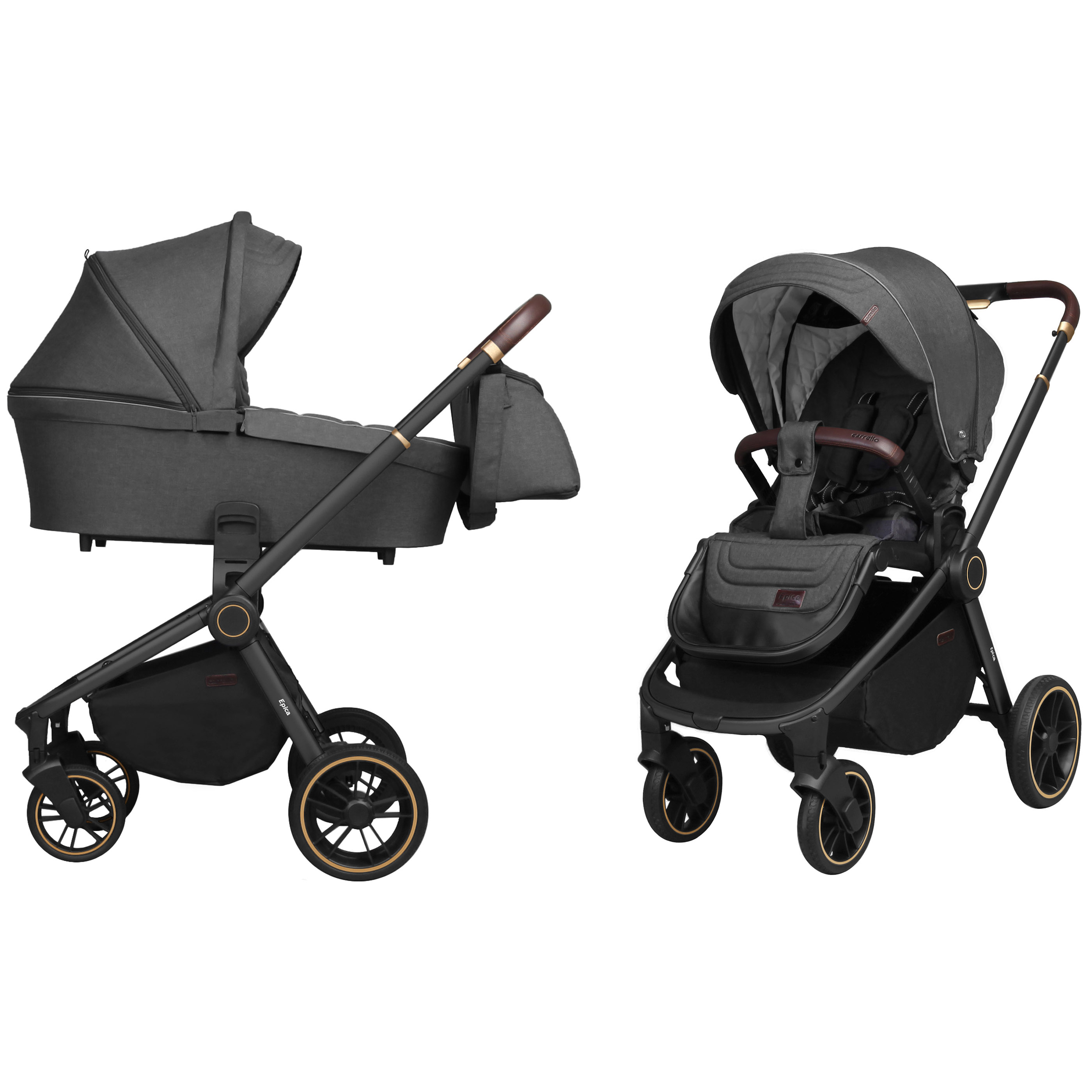 Коляска универсальная 2 в 1 Carrello Epica CRL-8510/1 Iron Grey с черной рамой + дождевик + чехол на ножки и сумка
Коляска универсальная 2 в 1 Carrello Epica CRL-8510/1 Iron Grey с черной рамой + дождевик + чехол на ножки и сумка