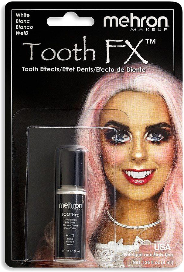 Краска для зубов Mehron Tooth FX with Brush for Special Effects - White 4 мл (TFX-W)
Краска для зубов Mehron Tooth FX with Brush for Special Effects - White 4 мл (TFX-W)