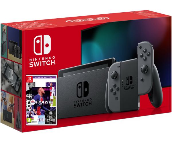 Nintendo Switch Gray (Upgraded version) + Игра FIFA 21 Legacy Edition (русская версия)
Nintendo Switch Gray (Upgraded version) + Игра FIFA 21 Legacy Edition (русская версия)