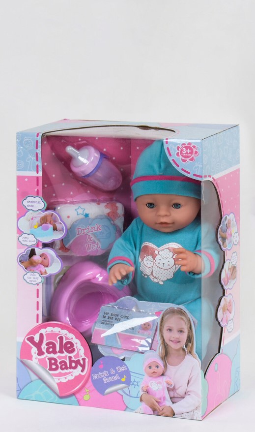 Интерактивный пупс Yale Baby 40 см с музыкальным горшком 5 функций Мальчик (YL19001А)
Интерактивный пупс Yale Baby 40 см с музыкальным горшком 5 функций Мальчик (YL19001А)