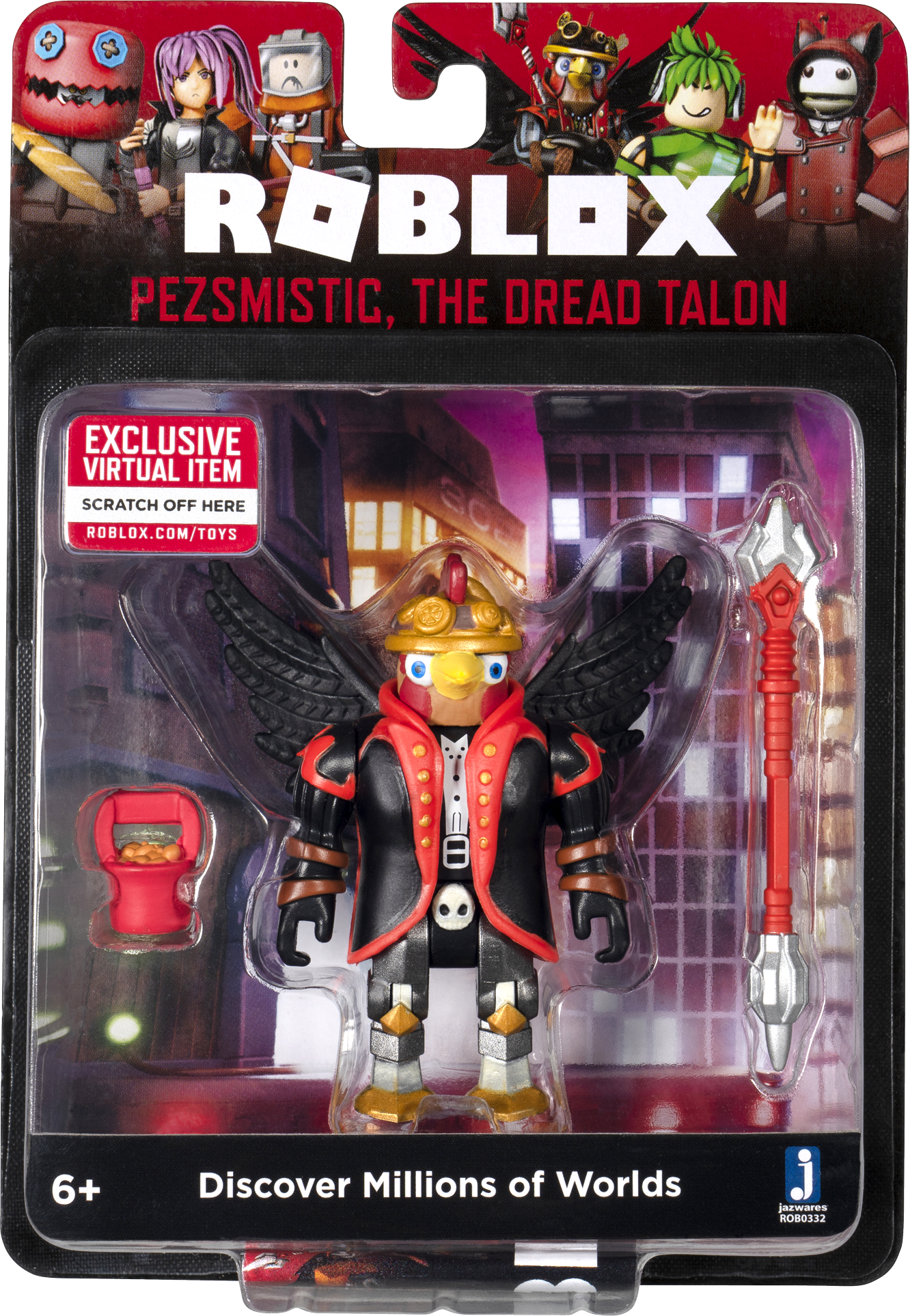 Игровая коллекционная фигурка Jazwares Roblox Core Figures PeZsmistic, the Dread Talon W8 (ROB0332)
Игровая коллекционная фигурка Jazwares Roblox Core Figures PeZsmistic, the Dread Talon W8 (ROB0332)