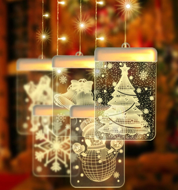 Светодиодная гирлянда-штора 3d "CHRISTMAS FAIRY LIGHTS" 1,5 м 61LED 220В свет тёплый белый
Светодиодная гирлянда-штора 3d "CHRISTMAS FAIRY LIGHTS" 1,5 м 61LED 220В свет тёплый белый