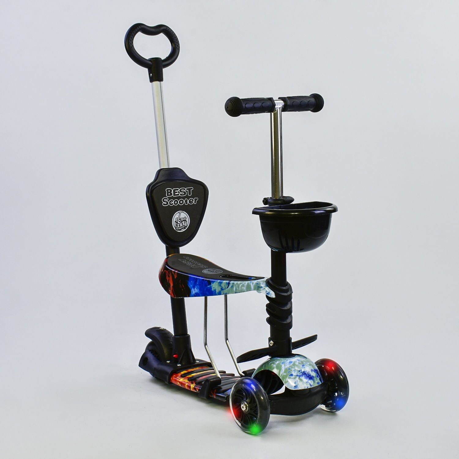Самокат трехколесный Best Scooter 21500 Колеса полиуретан Светятся Родительская ручка Черно-оранжевый
Самокат трехколесный Best Scooter 21500 Колеса полиуретан Светятся Родительская ручка Черно-оранжевый