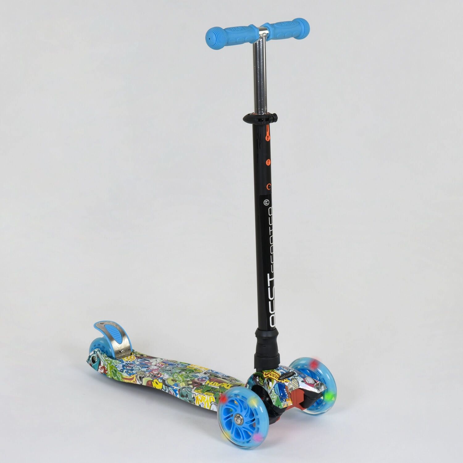 Самокат трехколесный Best Scooter MAXI А 25467 / 779-1322 Колеса PU светятся Графити синий
Самокат трехколесный Best Scooter MAXI А 25467 / 779-1322 Колеса PU светятся Графити синий