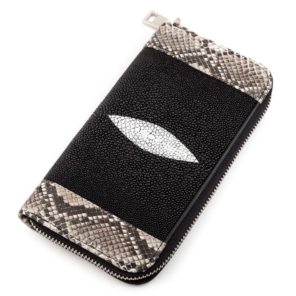 Кошелек-клатч женский STINGRAY LEATHER 18212 из натуральной морского ската Черный черный
Кошелек-клатч женский STINGRAY LEATHER 18212 из натуральной морского ската Черный черный