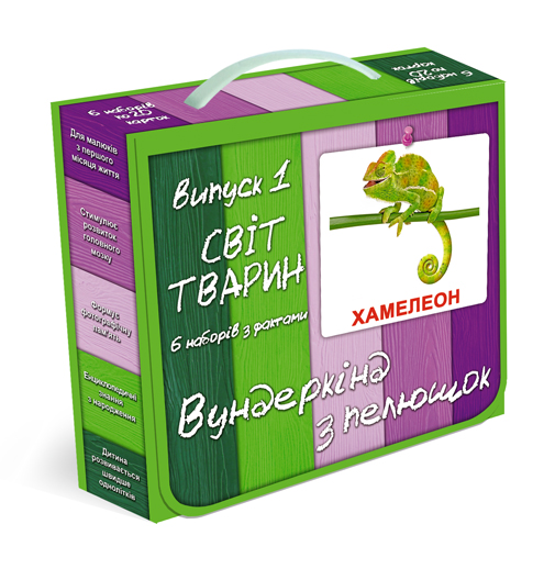Карточки домана Подарочный набор Вундеркинд с пеленок "Мир животных" на украинском языке
Карточки домана Подарочный набор Вундеркинд с пеленок "Мир животных" на украинском языке