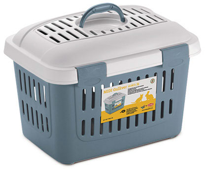 Контейнер-переноска для собак и кошек Stefanplast Midi Gulliver 45 x 33 x 33 см до 5 кг Белая/голубовато-стальная
Контейнер-переноска для собак и кошек Stefanplast Midi Gulliver 45 x 33 x 33 см до 5 кг Белая/голубовато-стальная