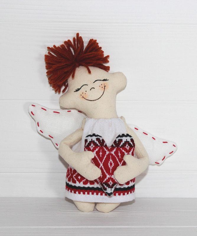 Мягкая игрушка TataMatata Ручной работы Hand Made Ангелочек в украинском стиле 17 см Белый с коричневым
Мягкая игрушка TataMatata Ручной работы Hand Made Ангелочек в украинском стиле 17 см Белый с коричневым