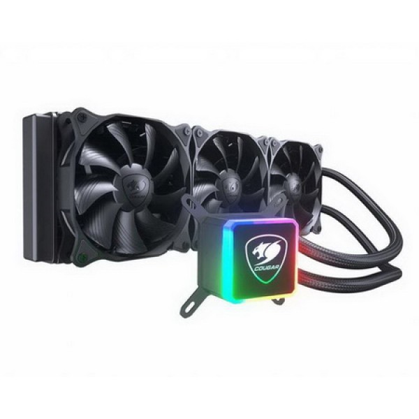 Система водяного охлаждения Cougar Aqua 360 RGB, Intel:775/1155/1156/1366/2011/2066, AMD:AM4/FM2/FM1/AM3+/AM3/AM2+/AM2, 394х120х27мм, 4-pin
Система водяного охлаждения Cougar Aqua 360 RGB, Intel:775/1155/1156/1366/2011/2066, AMD:AM4/FM2/FM1/AM3+/AM3/AM2+/AM2, 394х120х27мм, 4-pin