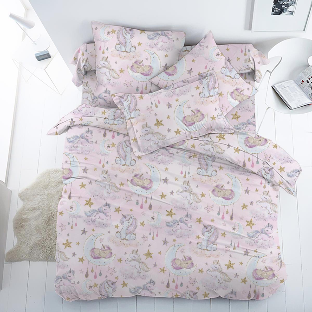 Комплект постельного белья Единороги акварель CottonTwill 1.5-спальный 150х220 см Поплин (ДПР050-3)
Комплект постельного белья Единороги акварель CottonTwill 1.5-спальный 150х220 см Поплин (ДПР050-3)