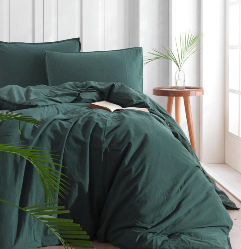 Комплект постельного белья SoundSleep Stonewash Adriatic Dark Green Зеленый 160х220х2
Комплект постельного белья SoundSleep Stonewash Adriatic Dark Green Зеленый 160х220х2
