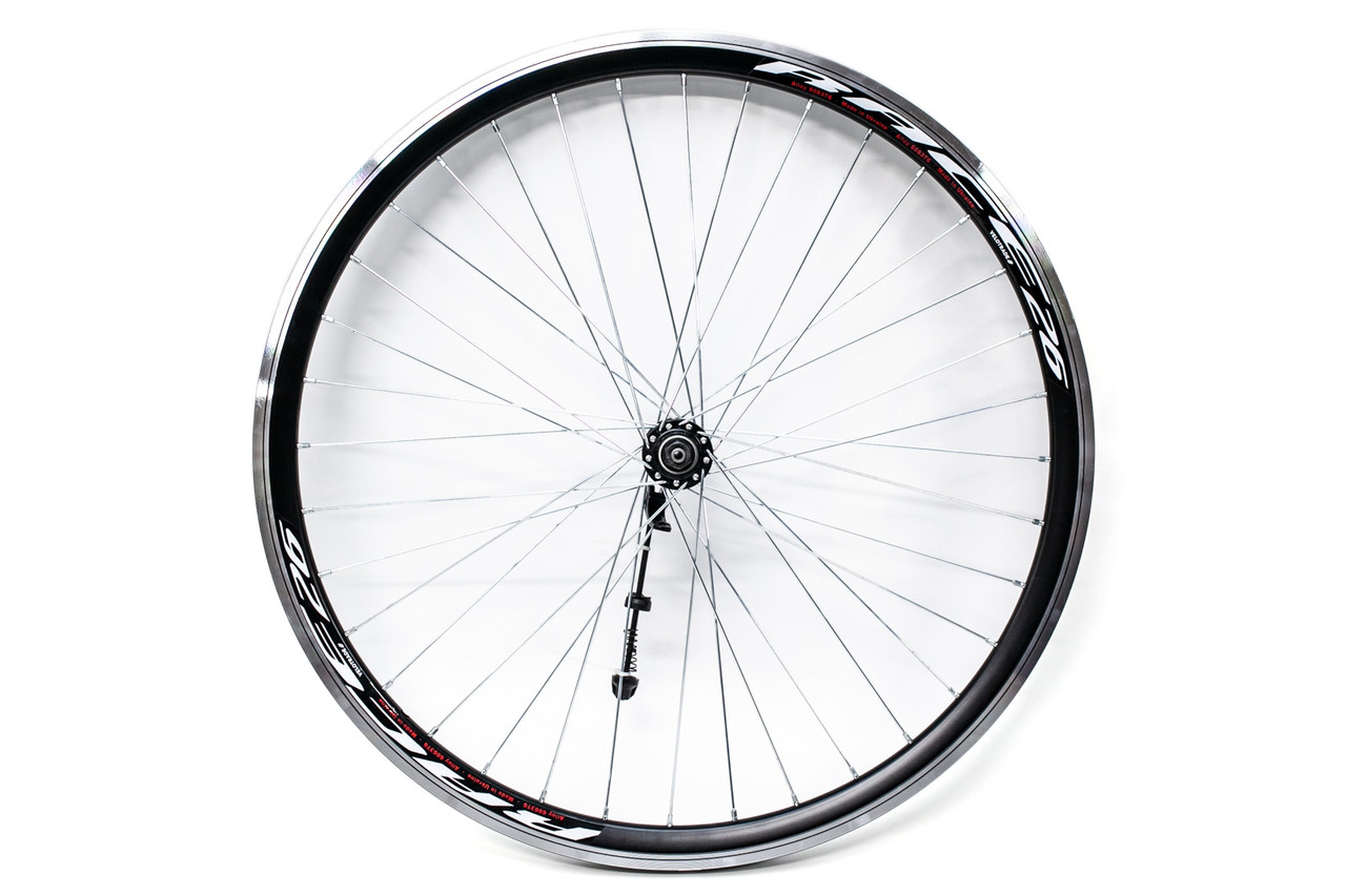 Колесо велосипедное переднее Velotrade 29" дюймов 36 спиц под ободной тормоз(v-brake) втулка на пром. подшип. черное
Колесо велосипедное переднее Velotrade 29" дюймов 36 спиц под ободной тормоз(v-brake) втулка на пром. подшип. черное