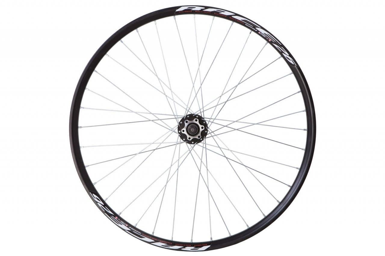 Колесо велосипедное переднее Velotrade 27.5" дюймов 36 спиц под дисковый тормоз втулка на насып. подшыпниках черное
Колесо велосипедное переднее Velotrade 27.5" дюймов 36 спиц под дисковый тормоз втулка на насып. подшыпниках черное