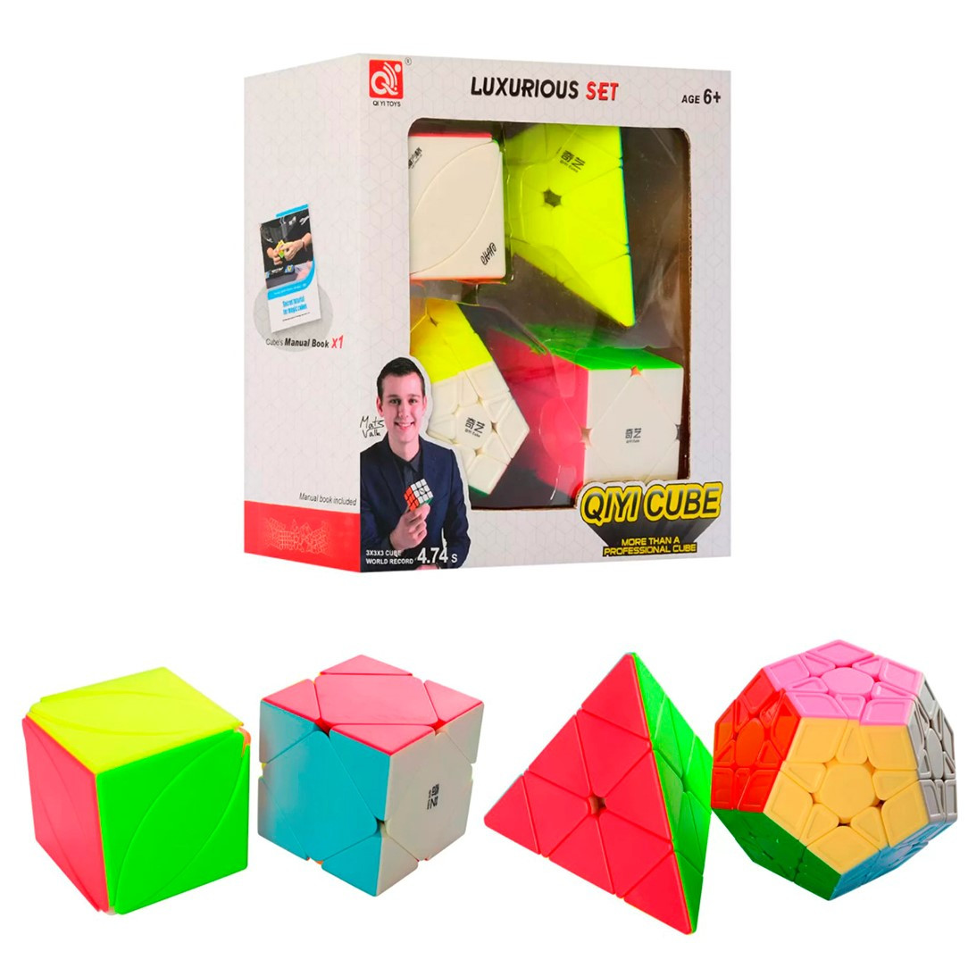 Набор кубика Рубика головоломки в коробке QI YI TOYS 308G 
Набор кубика Рубика головоломки в коробке QI YI TOYS 308G
