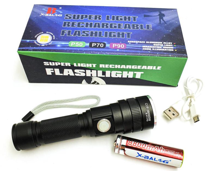 Ручной аккумуляторный светодиодный фонарь X-Balog BL-611-P50 переносной с USB зарядкой зумом и металлическим корпусом 1500 лм + ремешок (47763 L)
Ручной аккумуляторный светодиодный фонарь X-Balog BL-611-P50 переносной с USB зарядкой зумом и металлическим корпусом 1500 лм + ремешок (47763 L)