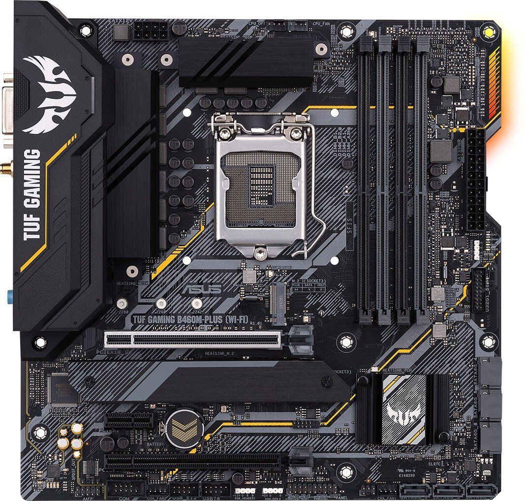 Материнcька плата ASUS TUF_GAM_B460M-PLUS_WI-FI s1200 B460 4xDDR4 M.2 HDMI-DVI-DP Wi-Fi BT mATX
Материнcька плата ASUS TUF_GAM_B460M-PLUS_WI-FI s1200 B460 4xDDR4 M.2 HDMI-DVI-DP Wi-Fi BT mATX