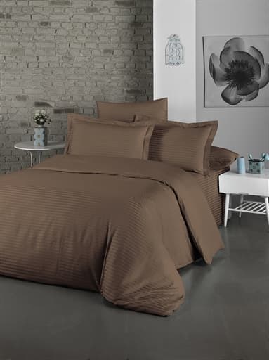 Комплект постельного белья Lighthouse Exclusive Sateen Stripe Lux 200х220 см/4х50х70 см Шоколадный
Комплект постельного белья Lighthouse Exclusive Sateen Stripe Lux 200х220 см/4х50х70 см Шоколадный