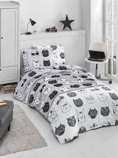 Комплект постельного белья Lighthouse Lovely cats 4 сезона 200х220 см/2х50х70 см
Комплект постельного белья Lighthouse Lovely cats 4 сезона 200х220 см/2х50х70 см