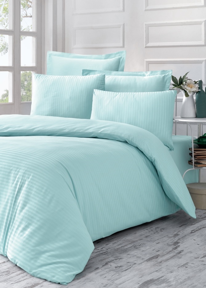 Комплект постельного белья Victoria Stripe Sateen Line 200х220 см/2х50х70 см/2х70х70 см Мятный
Комплект постельного белья Victoria Stripe Sateen Line 200х220 см/2х50х70 см/2х70х70 см Мятный