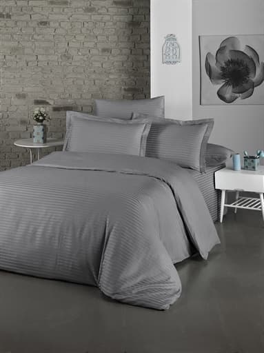 Комплект постельного белья Lighthouse Exclusive Sateen Stripe Lux 200х220 см/4х50х70 см Антрацит
Комплект постельного белья Lighthouse Exclusive Sateen Stripe Lux 200х220 см/4х50х70 см Антрацит