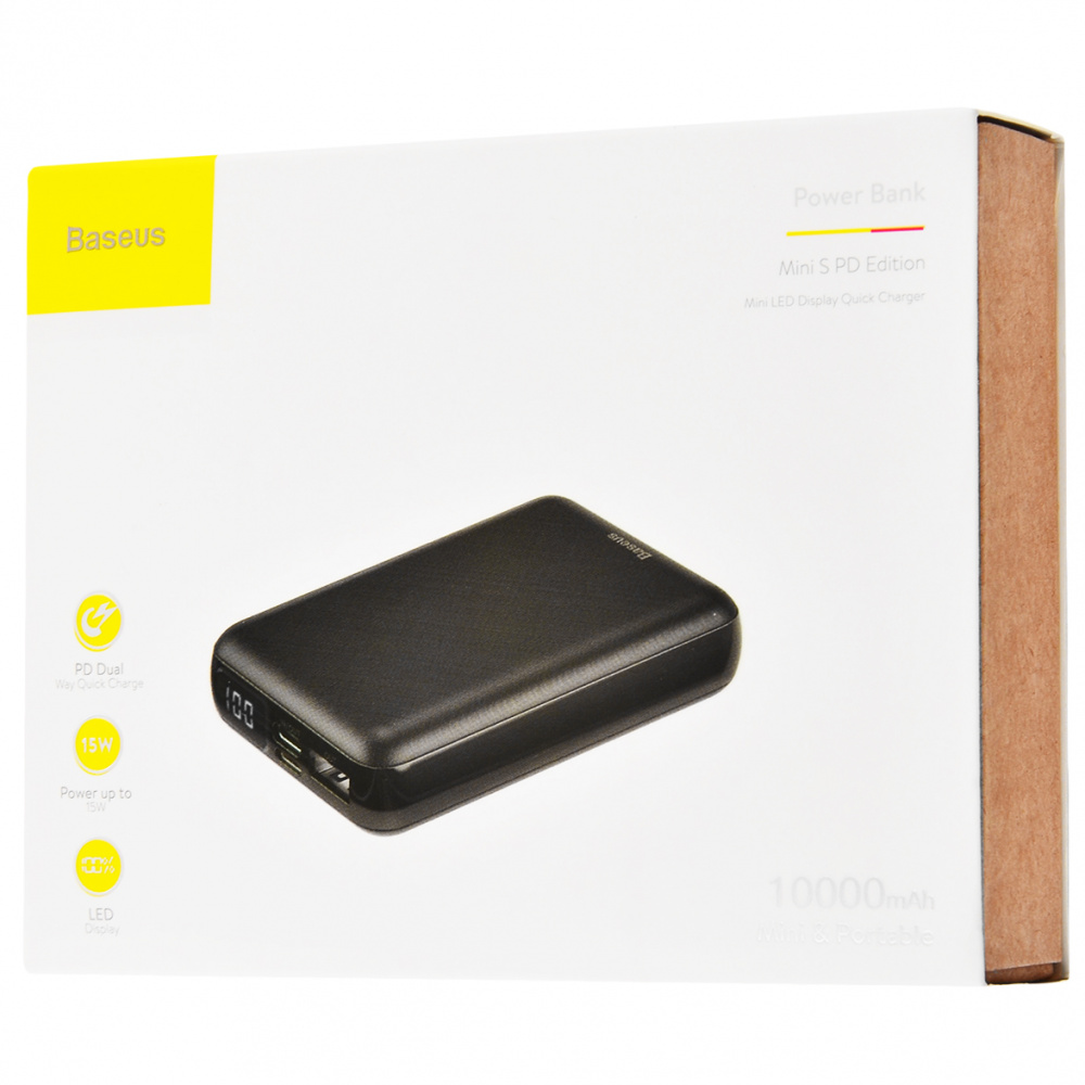 Портативное зарядное устройство Power Bank Baseus Mini S Digital Display PD 10000mAh Черный
Портативное зарядное устройство Power Bank Baseus Mini S Digital Display PD 10000mAh Черный