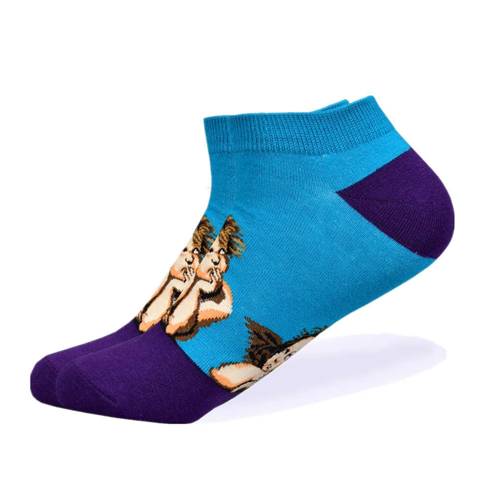 Низкие носки, размер 38-43, яркие, happy socks, с рисунком, мужские/женские - унисекс Ангел
Низкие носки, размер 38-43, яркие, happy socks, с рисунком, мужские/женские - унисекс Ангел