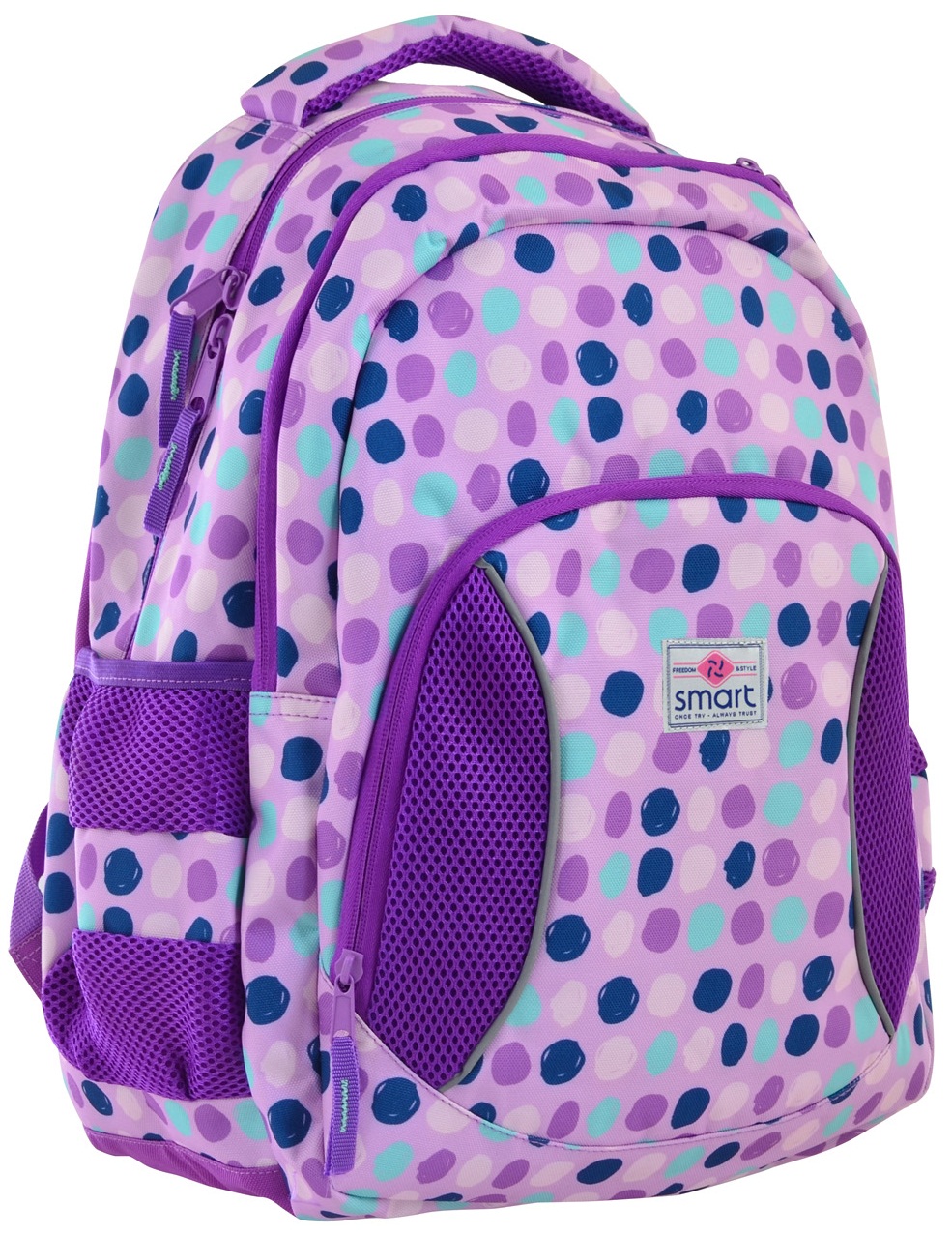 Рюкзак школьный Smart SG-25 Violet Spots 0.78 кг 30х43х13 см 16.5 л (557079)
Рюкзак школьный Smart SG-25 Violet Spots 0.78 кг 30х43х13 см 16.5 л (557079)