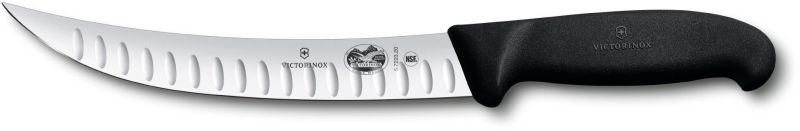 Кухонный нож Victorinox Fibrox Butcher 20см узкое рифл. с чёрной ручкой (57223.20)
Кухонный нож Victorinox Fibrox Butcher 20см узкое рифл. с чёрной ручкой (57223.20)