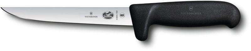 Кухонный нож Victorinox Fibrox Boning 15см обвалочный с чёрной ручкой Safety Grip (56003.15M)
Кухонный нож Victorinox Fibrox Boning 15см обвалочный с чёрной ручкой Safety Grip (56003.15M)