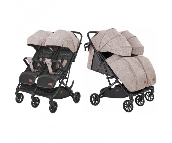 Прогулочная коляска для двойни Carrello Presto Duo CRL-5506 с дождевиком, Бежевая
Прогулочная коляска для двойни Carrello Presto Duo CRL-5506 с дождевиком, Бежевая
