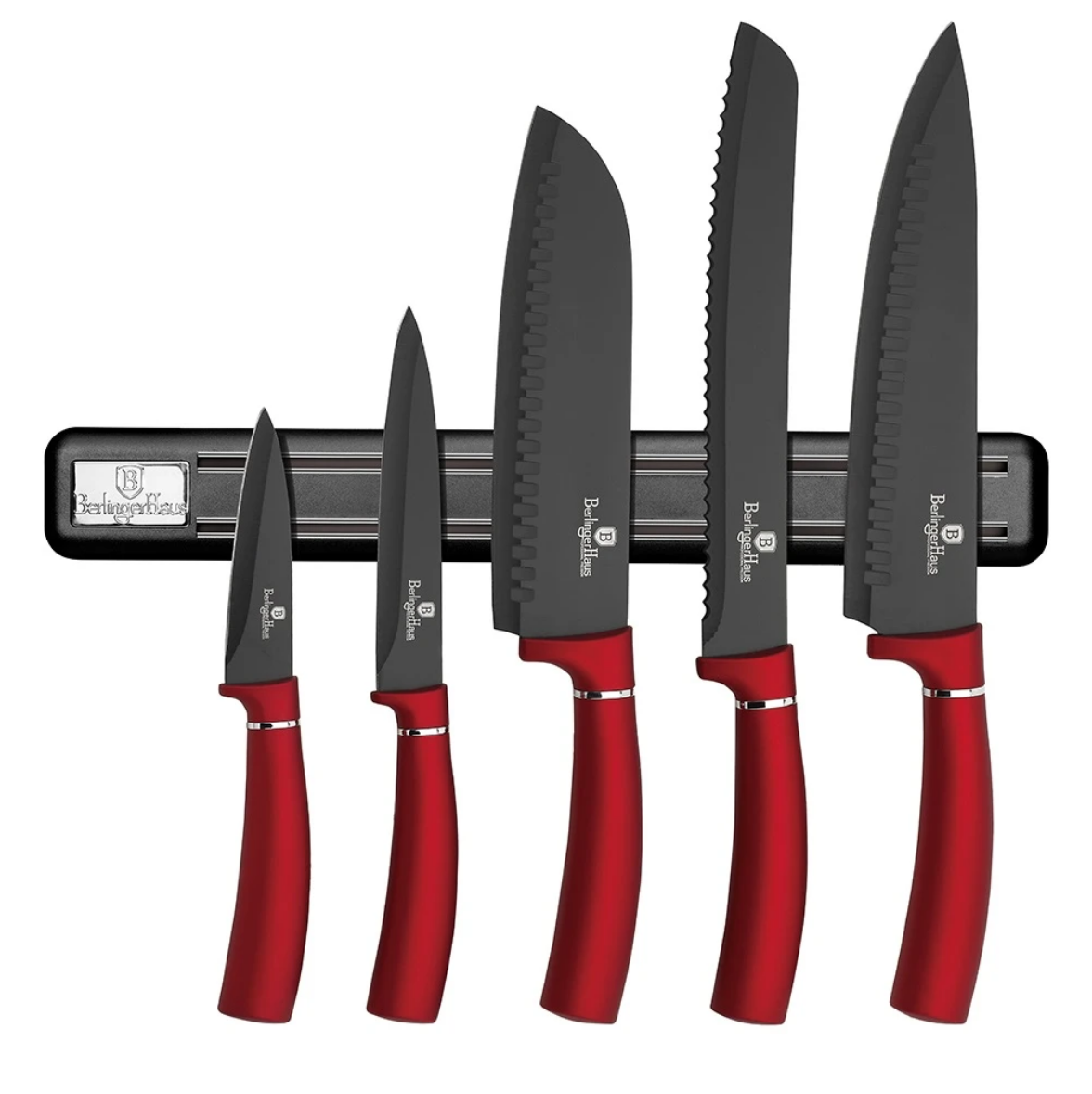 Набор ножей с магнитным держателем Berlinger Haus Metallic Line Burgundy Edition BH-2534A
Набор ножей с магнитным держателем Berlinger Haus Metallic Line Burgundy Edition BH-2534A