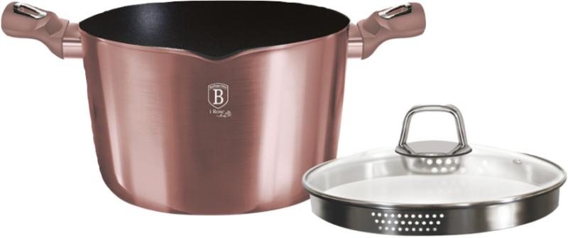 Алюминиевая кастрюля со стеклянной крышкой 6,0 л Ø24х15,7 см Berlinger Haus I-Rose Edition BH-6038
Алюминиевая кастрюля со стеклянной крышкой 6,0 л Ø24х15,7 см Berlinger Haus I-Rose Edition BH-6038